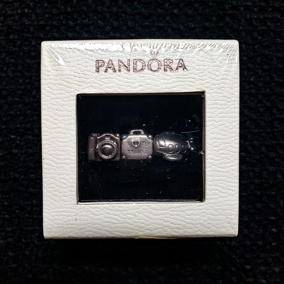 Rare Exclusive Pandora Charms I Love to Travel - Picture 1 of 2